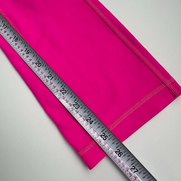 Lululemon 26 inch Wunder Under Leggings in bright pink Size 4 - Picture 8 of 11